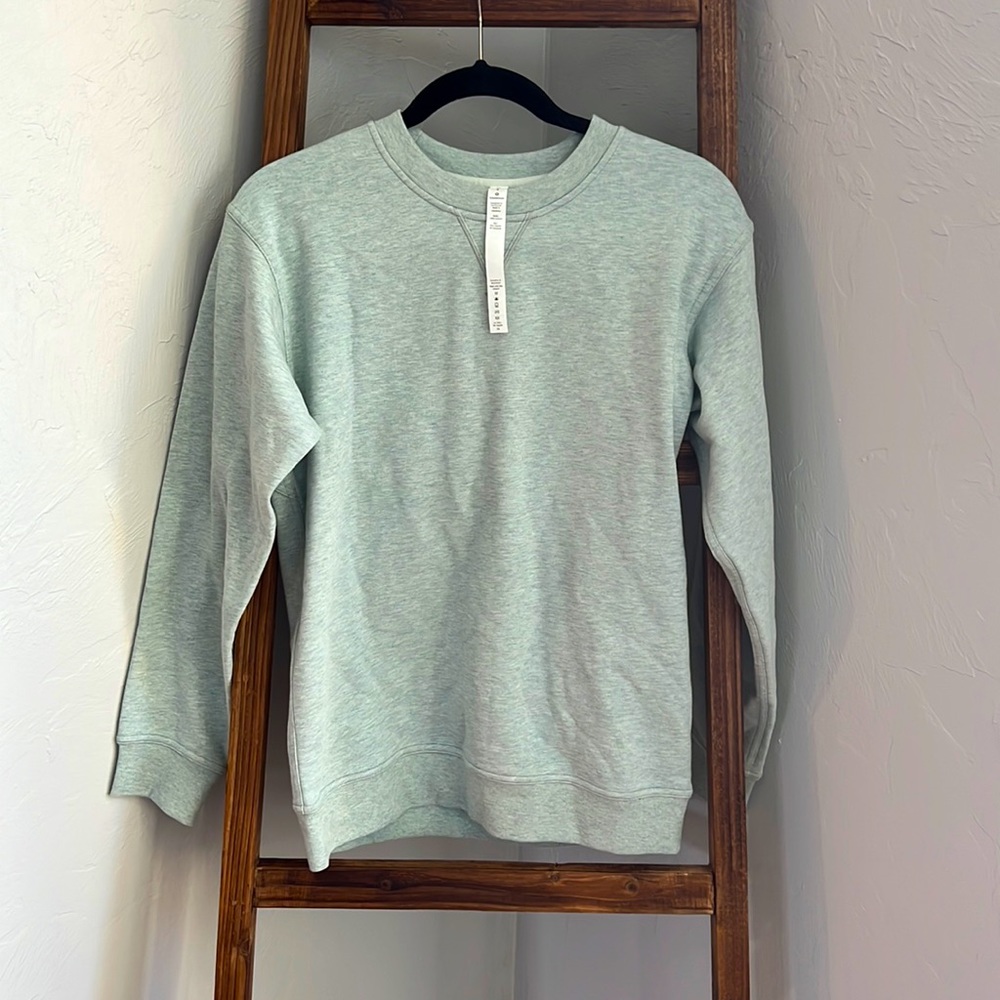 Sage/Light Green Lu Lu Lemon Crewneck